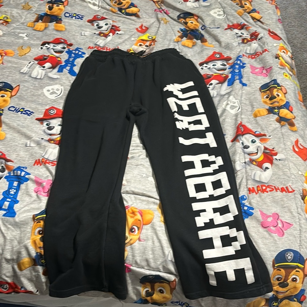 VERTABRAE sweat pants/stacked